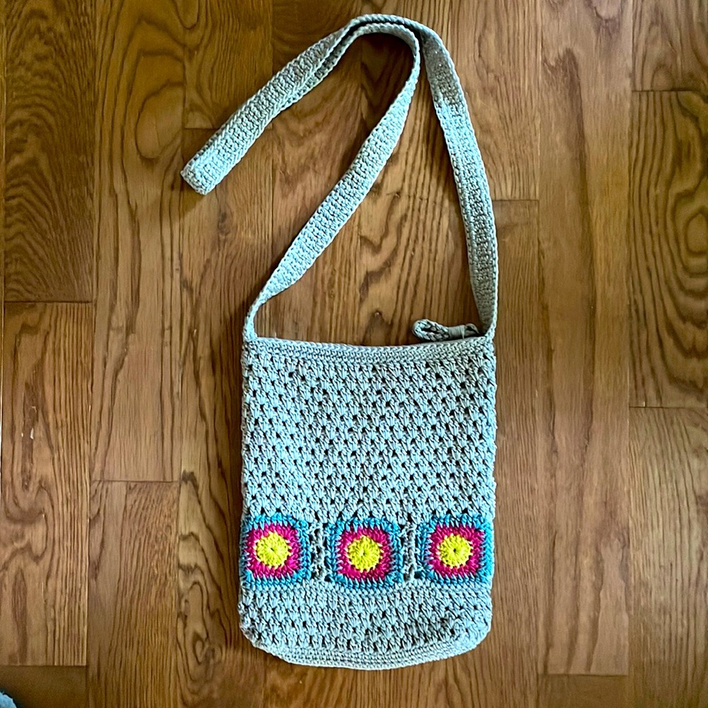 Macrame Style Mudd Crossbody Bag LIKE NEW